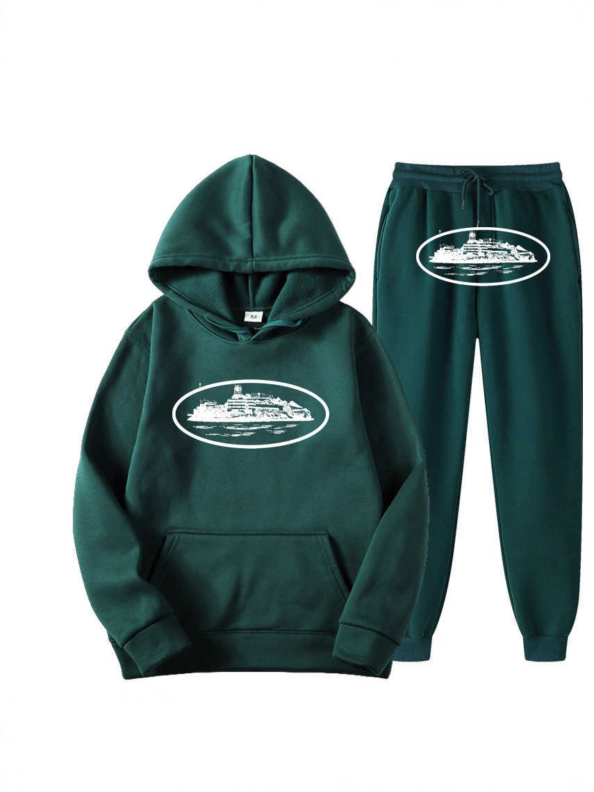 Corteiz Trendyy Street Loose Sweatshirt Suit Trendyy Brand Hip-Hop Skateboard Casual Sweatshirt Men's Spring and Autum Suit
