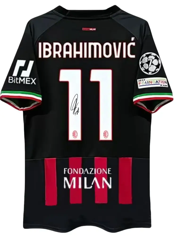 2223 Ibrahimovic Jersey soccer printed signature shirt