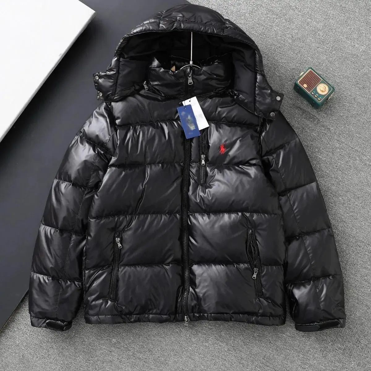 po feathered warm jacket