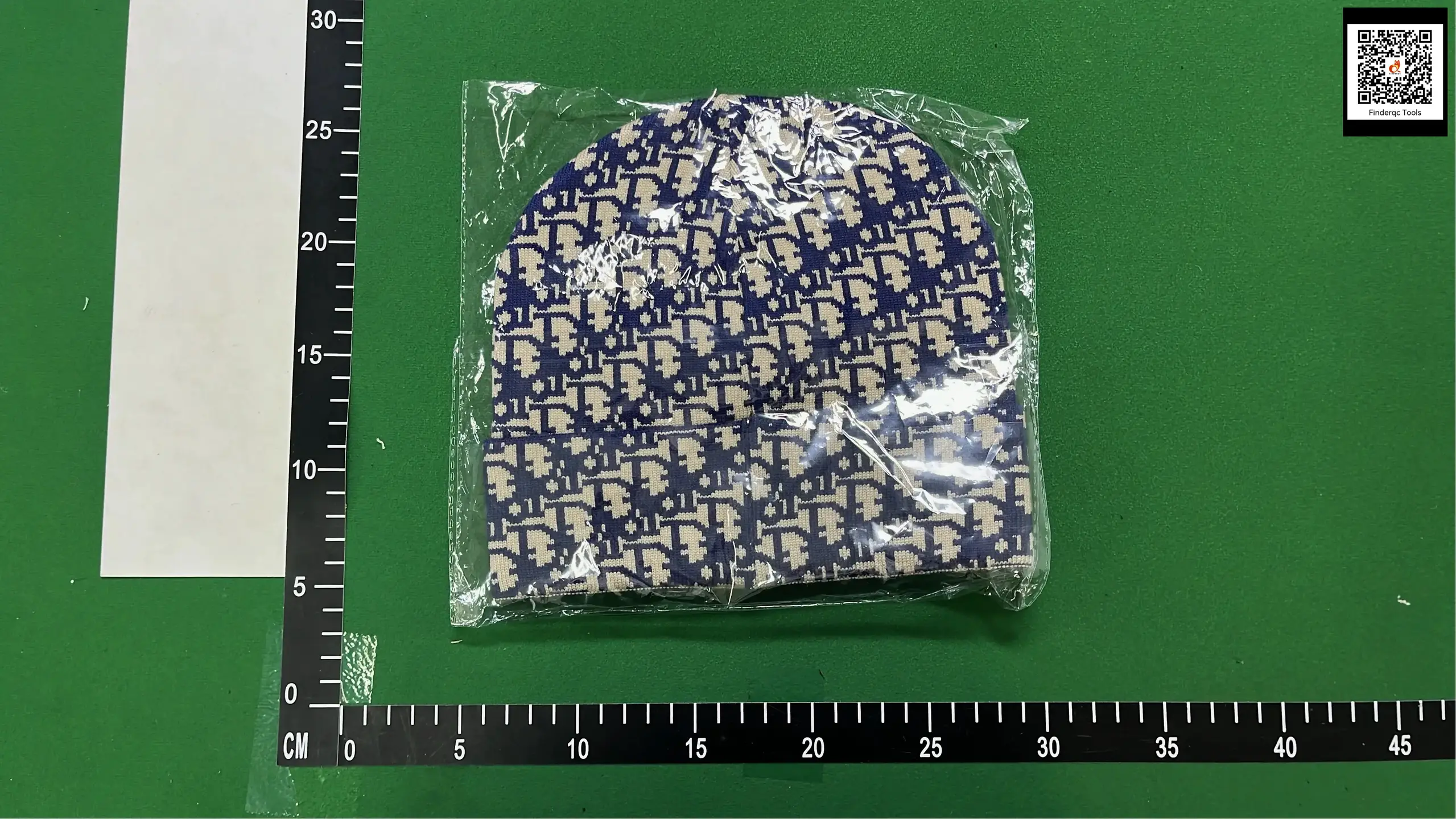 Dior Monogram Beanie Navy