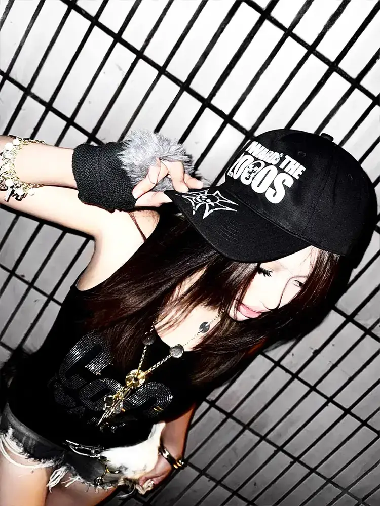 Detw 25Ss* Original Basic Skull Print American Street Style Baseball Cap Daily Casual Commuting Hat