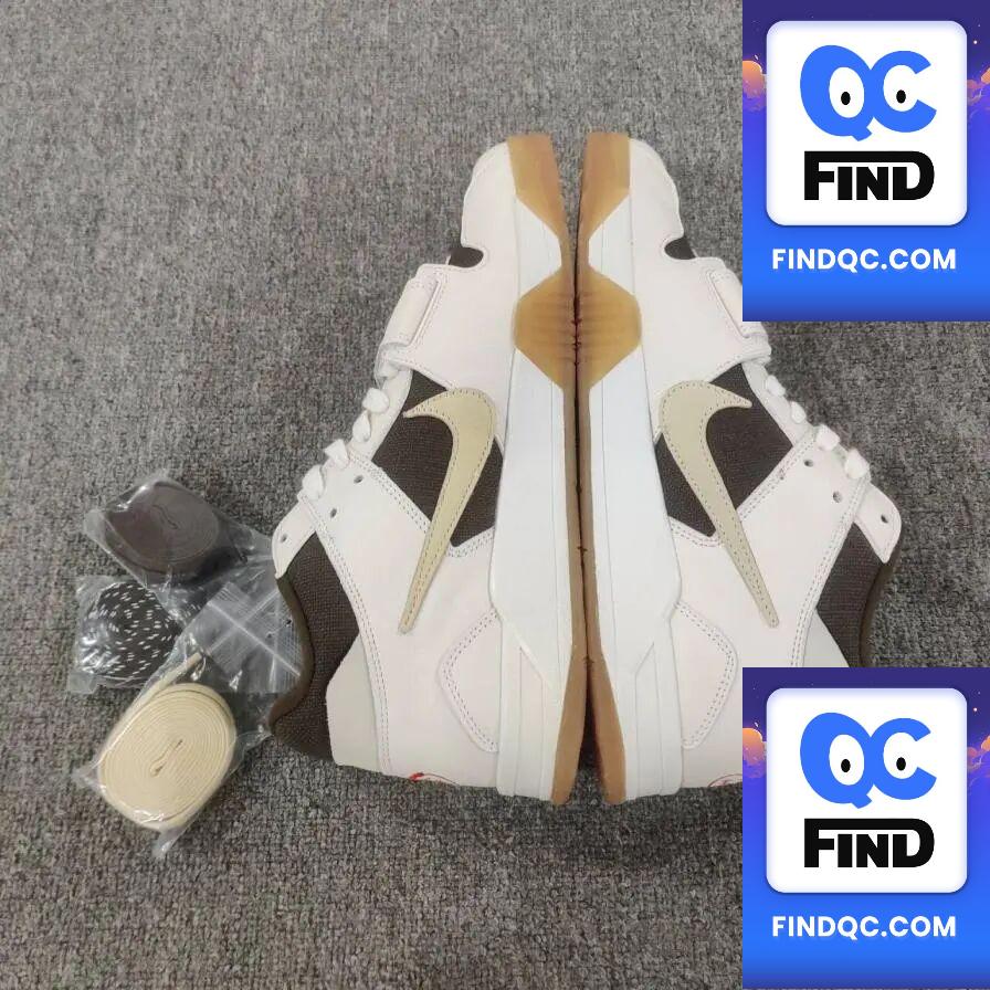 纯原天花板级别 海外购专用版本/Travis Scott x Jordan Jumpman Jack TR”倒钩低帮 复古篮球鞋 — QC-foto 3