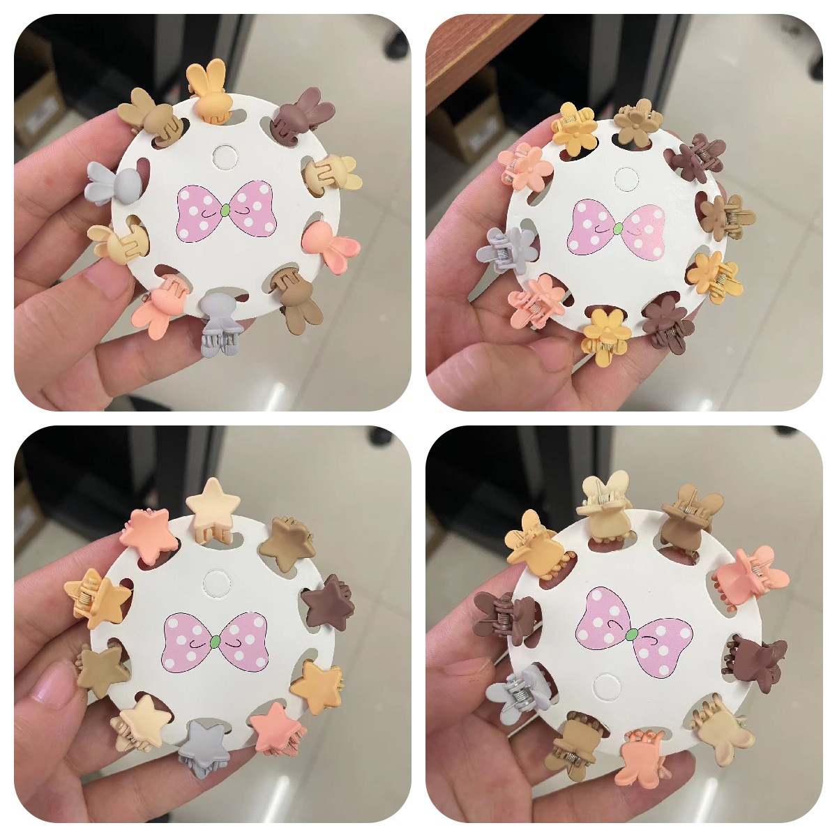 Children's Bangs Broken Hair Clip Resin Hair Clip Girl's small size Grab Clip Hair Clip Cute Mini Hair Clip Hair Accessories Hair Accessories