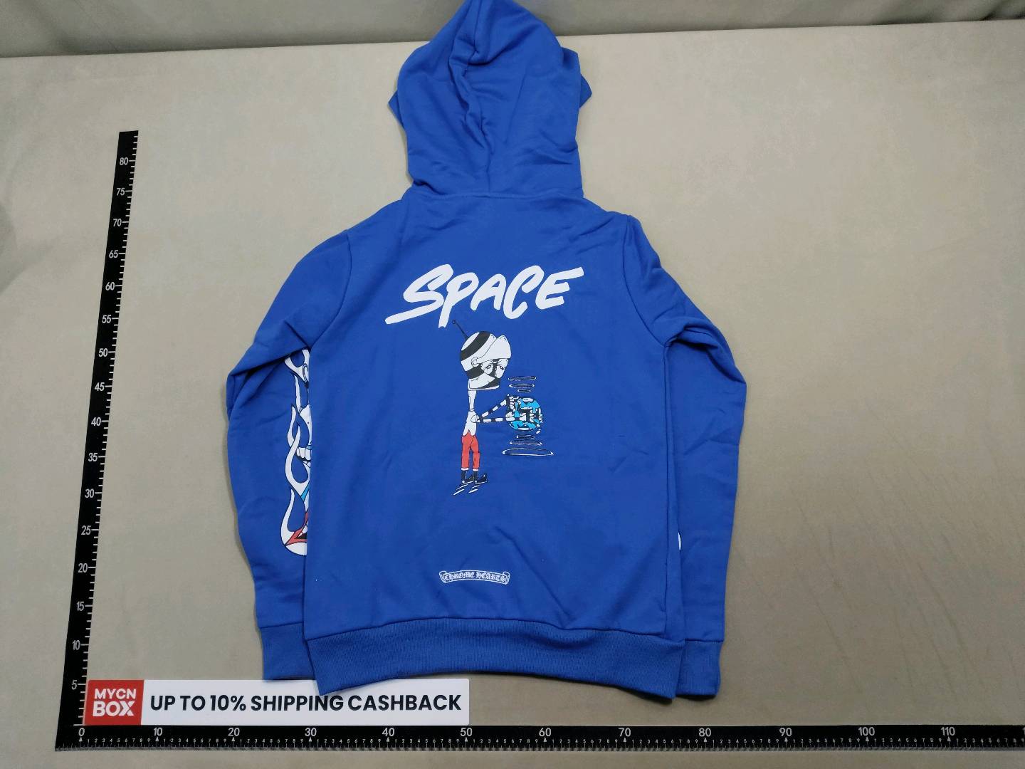 24S High Version Chrome Heart Sanskrit Hooded Sweatshirt Couple Style New Autumn and Winter Guangzhou Wholesale Trendy Brand Cross QC