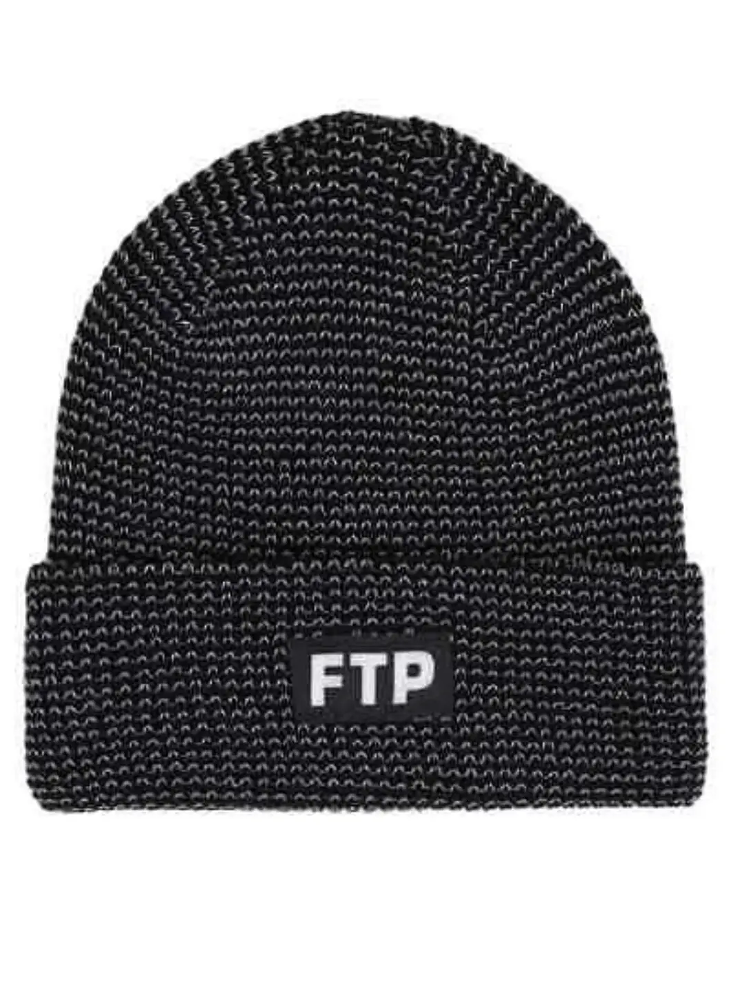 [in Stock] Ftp Reflective Knitted Brimless Beanie Night Reflective Thread Outdoor Sports Windproof Warm Hat