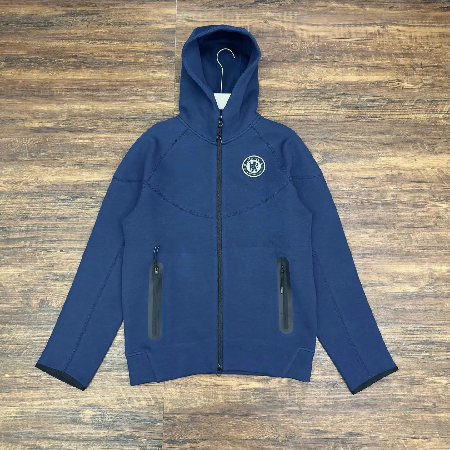athletic hooded jacket and trousers