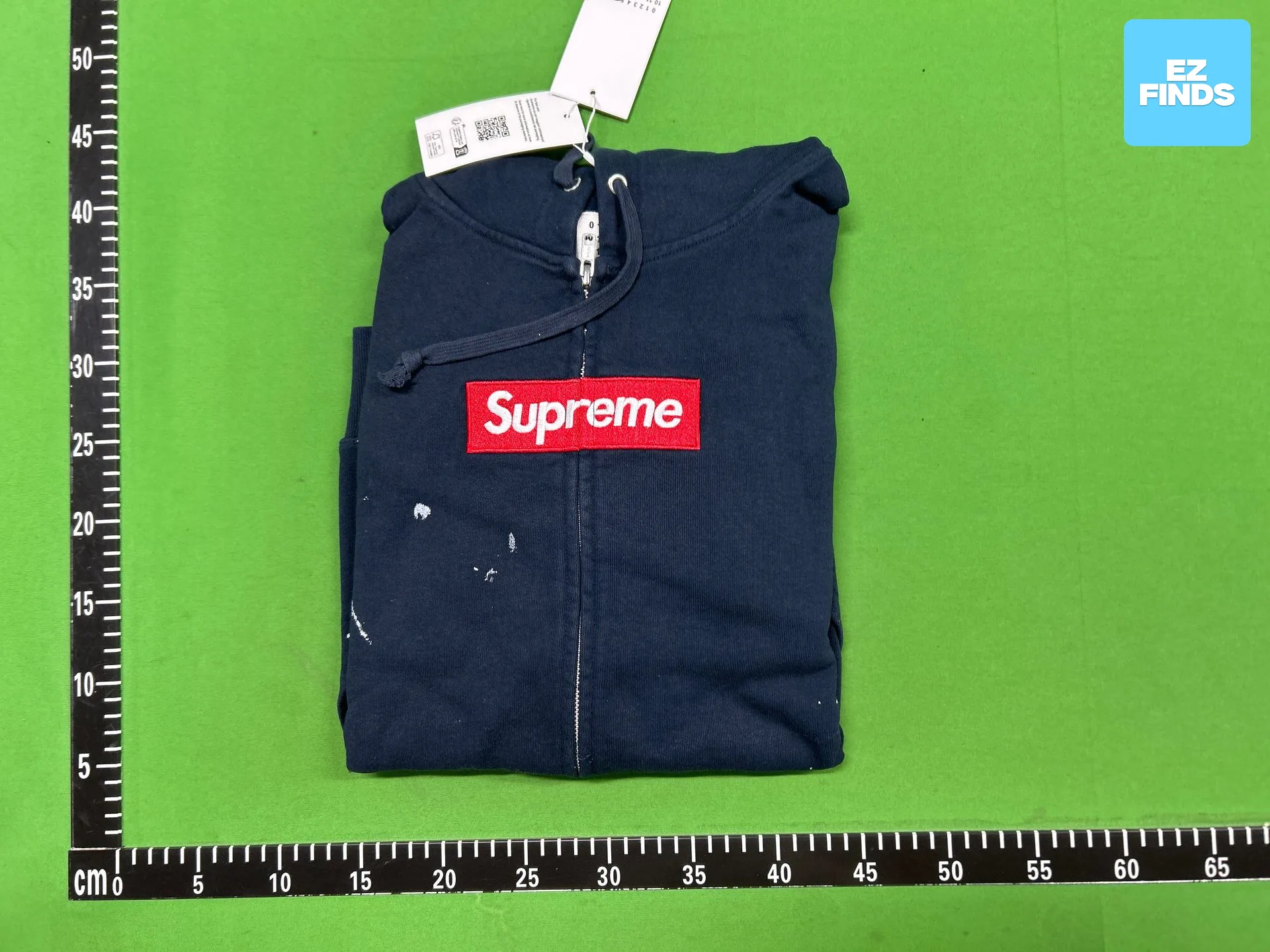 Splash-Ink Zip-Up Sweatshirt QC