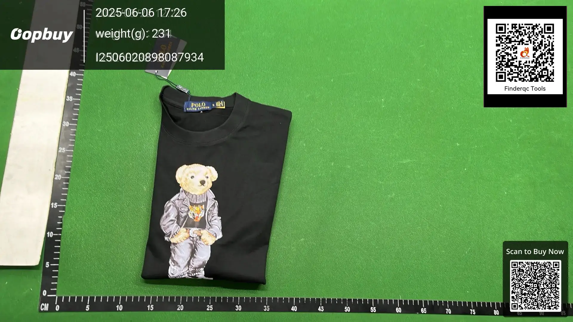 Polo Ralph Lauren Black Bear T-Shirt