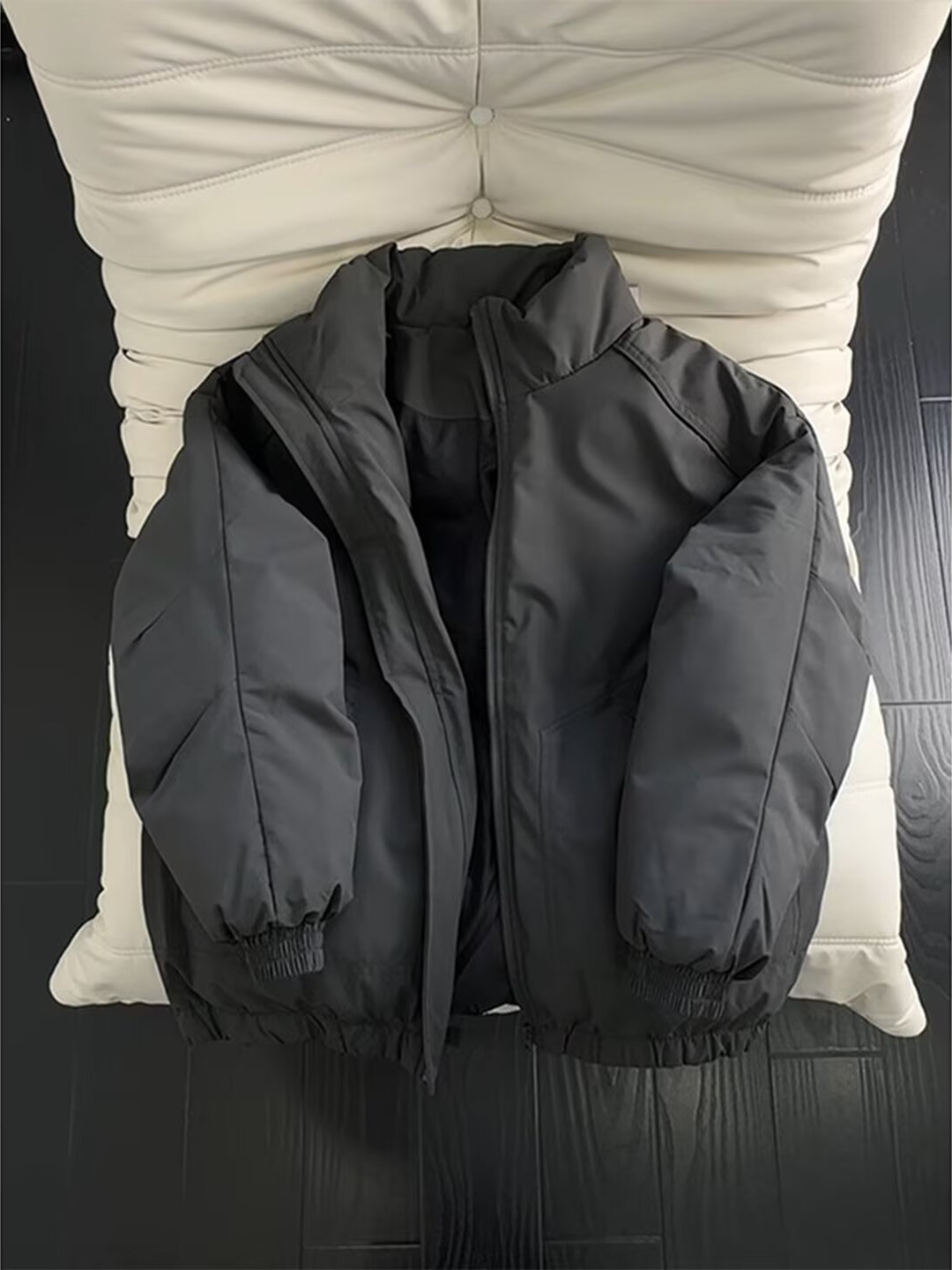 American Retro Pilot Jacket Cotton Coat Winter New Men's Trendy Casual Loose Stand-Up Collar Oversized Jacket