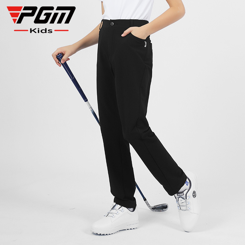 PGM Kids Golf Clothing Boy Stretch Band Adjustable Waist Trousers Summer Youth Sports Ball Pants