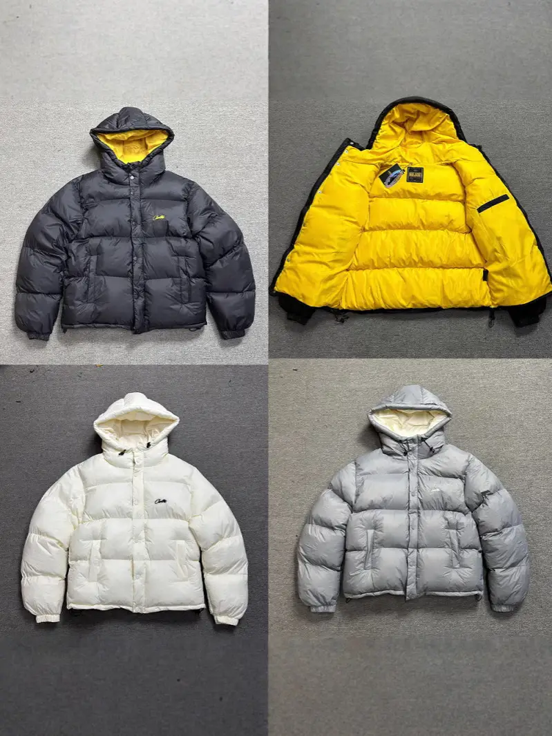 Cross-Border Corteiz Alcatraz Men's Thickened Trendy Brand Hooded Loose Couple Warm Cotton Jacket Coat