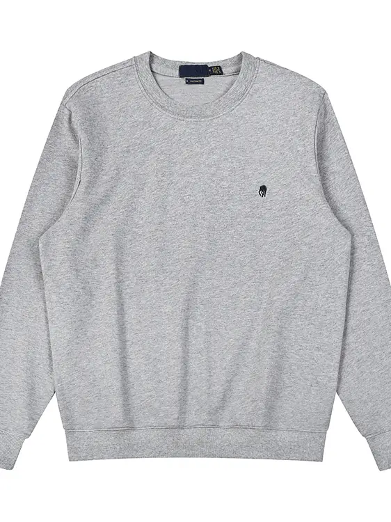 Paul Men's Sweatshirt, Autumn Thin Terry Cloth Pullover, Round Neck, Casual Long-Sleeve Inner Layer Top, Men's Jacket