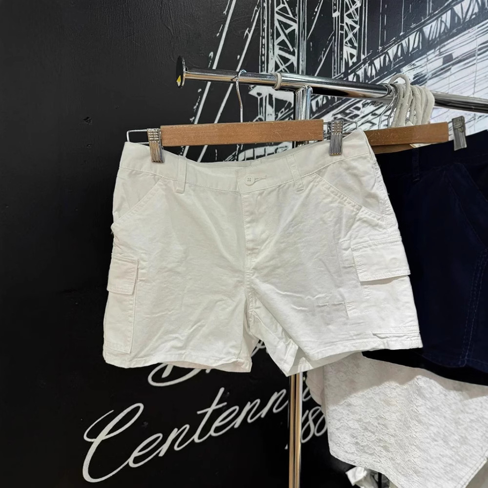 Brandy Bm American Retro Spicy Girl Cargo Shorts Women's Leg-Lengthening Versatile Summer Pants Casual Pants New Style