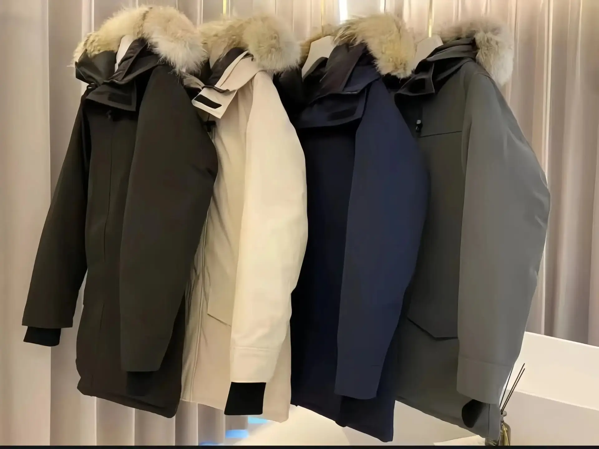 Langford Men's Wolf Fur