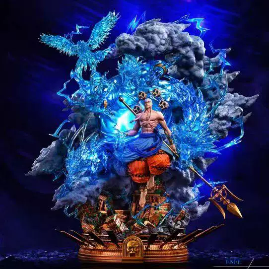 One Piece King and the Kingdom of Ghosts, Island Enil, Daiwa Solonruff, Trendy Play Models, Blind Box Gifts, Model Ornaments