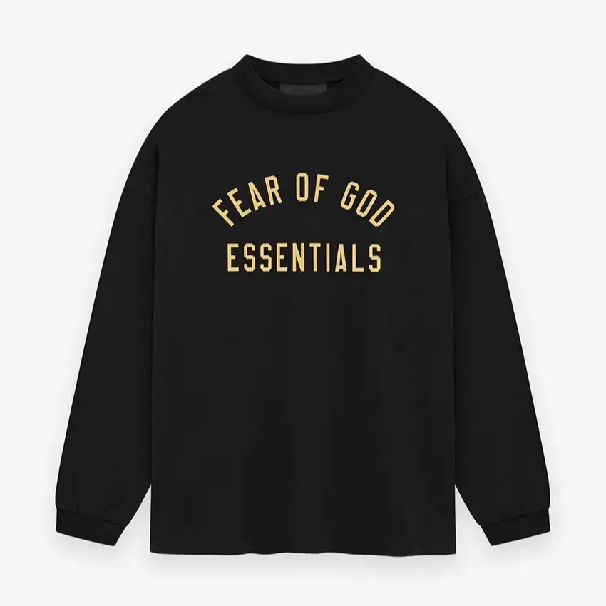 ESSENTIALSZONE New American Style Trendy Brand Casual Letter Printed Long-sleeved T-shirt for Men and Women All-match for Lovers