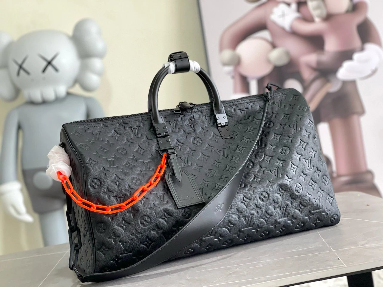 Louis Vuitton Keepall 50 M44470 Fotografie QC de pe WEIDIAN pe Qualit.ly