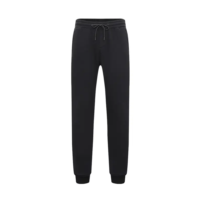 Navigare Italian Small Sailboat Black Casual Sweatpants Men Winter Fleece-lined thickened Sports Jogger Pants Pants
