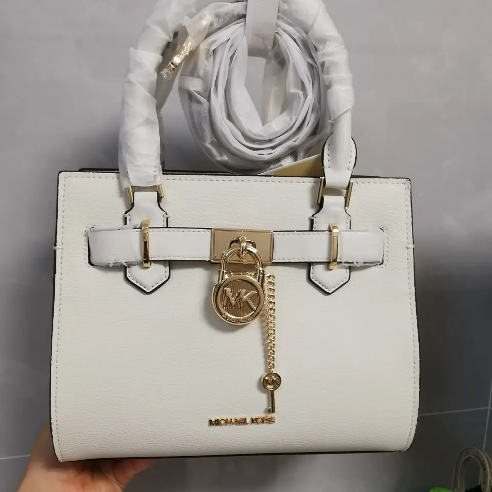 2024 New MK Hamilton Lock Bag Mini/small size Classic Old Flower Tote Bag Crossbody Women's Bag
