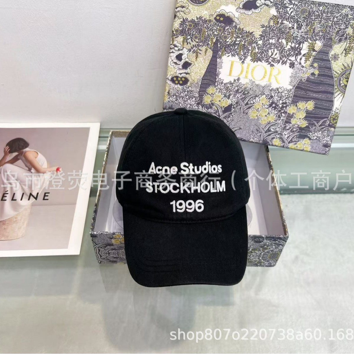 High-End European and American Paris Fashion Casual Versatile Baseball Cap for Men and Women, Stylish Cross-Border Letter Baseball Cap, Duckbill Cap Foto QC de 1688 na Qualit.ly