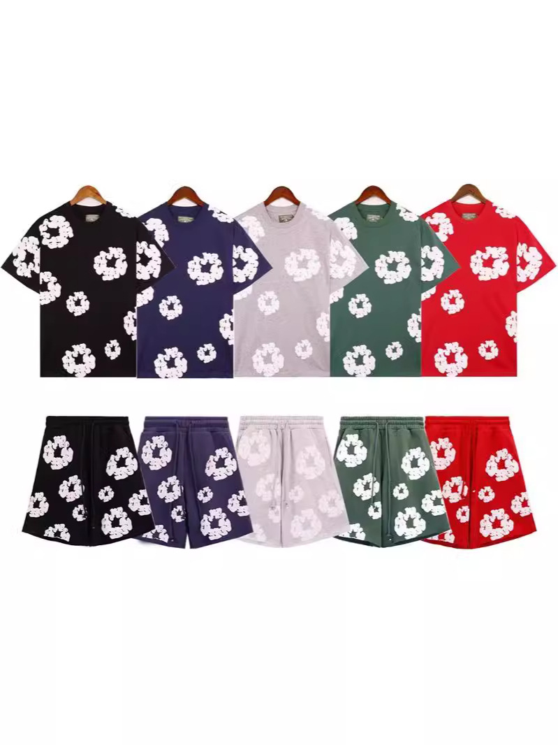 2024 Fashion Foam Printed Loose T-Shirt Y2K Hip Hop Street Wear Men's and Women's Pullover Casual Top 1