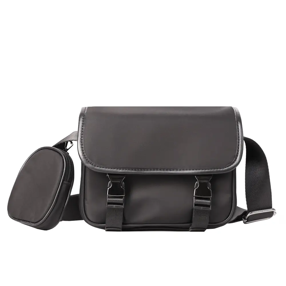 2025 new Europe and the United States men and women models nylon cloth messenger bag waterproof Oxford cloth three-in-one shoulder backpack oblique wholesale