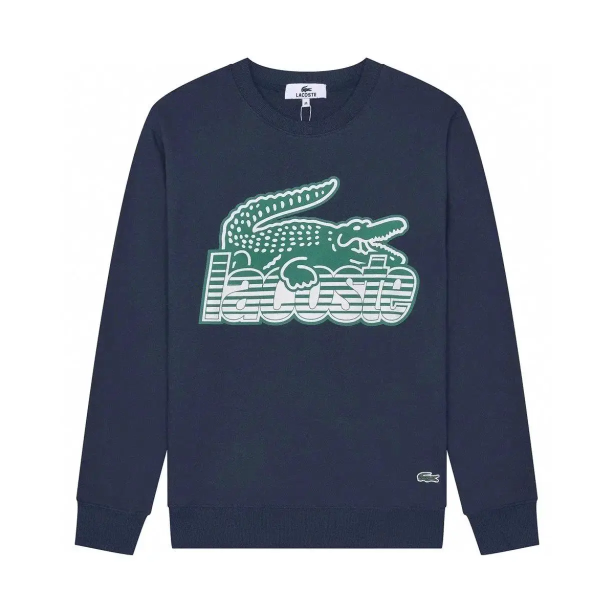 Europe and the United States men's printed casual loose sweater-002