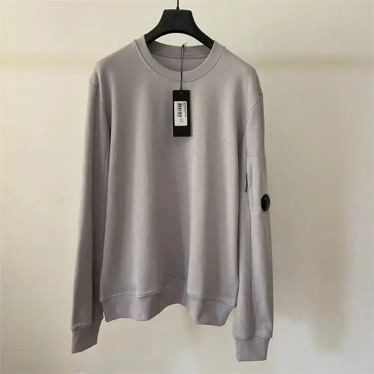 25Ss Cross-Border Direct Supply Classic Versatile Round Neck Sweatshirt 320g Terry Cotton Spring and Autum Cp Top