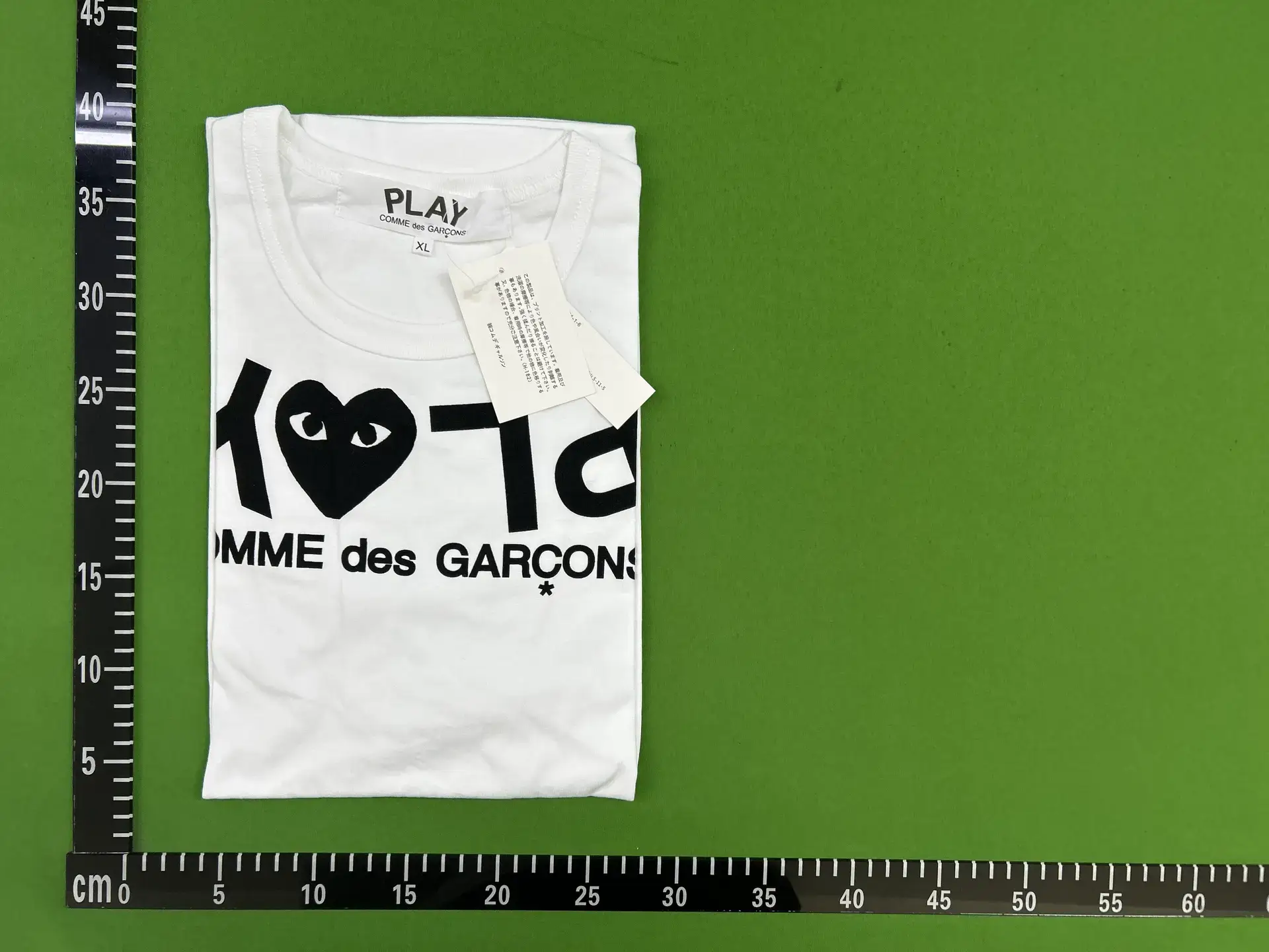 Comme des Garçons PLAY Heart T-shirt White
