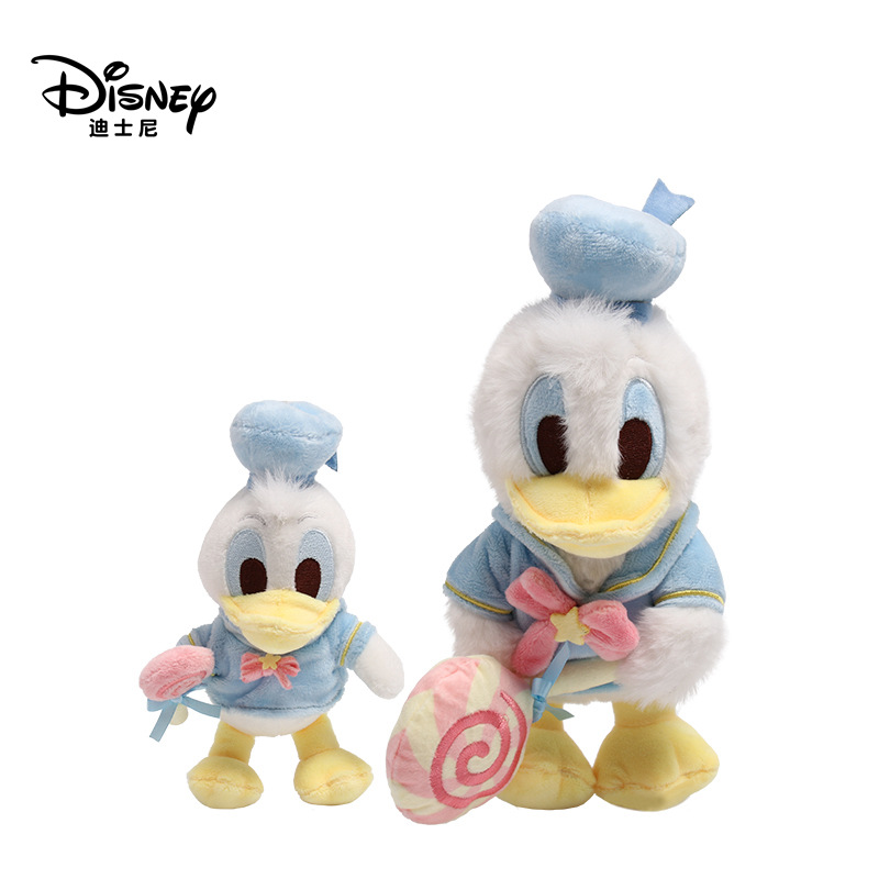 Disney Genuine Donald Duck Awesome Duck Doll Plush Pendant 70Th Anniversary Duck Doll Toy Bag Pendant