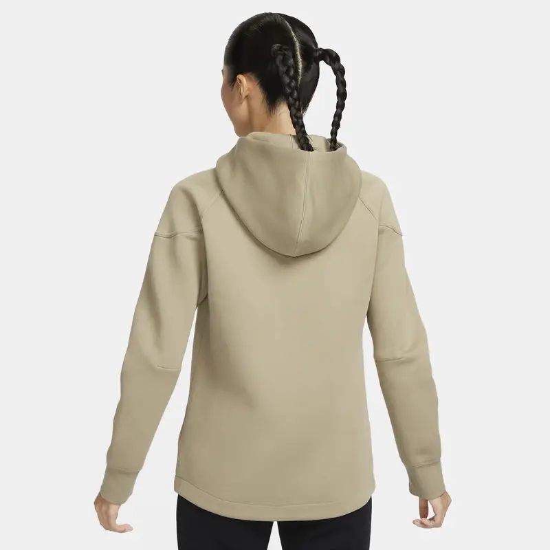 Nike Official Outlets Tech Fleece Women's Hoodie Sweatshirt Knitting Casual Patchwork Fb8339