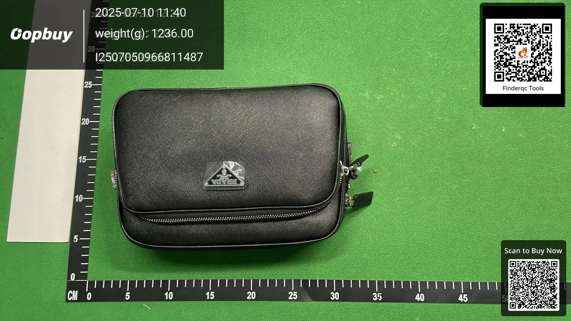 Prada Men's Saffiano Leather Crossbody Bag