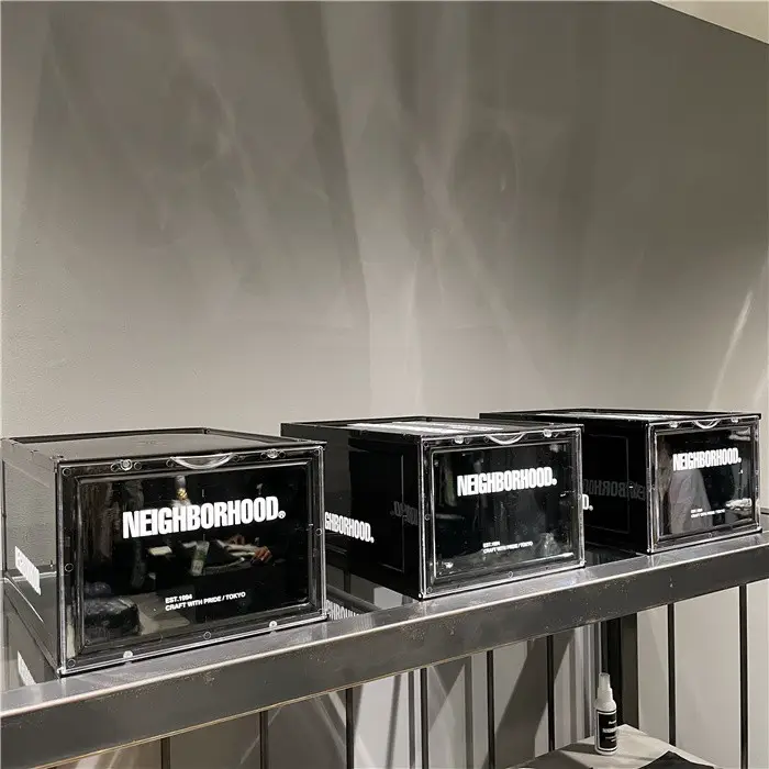 In Stock Neighborhood CI / P-SNEAKER Storage Plastic Shoe Box Storage Box 21aw