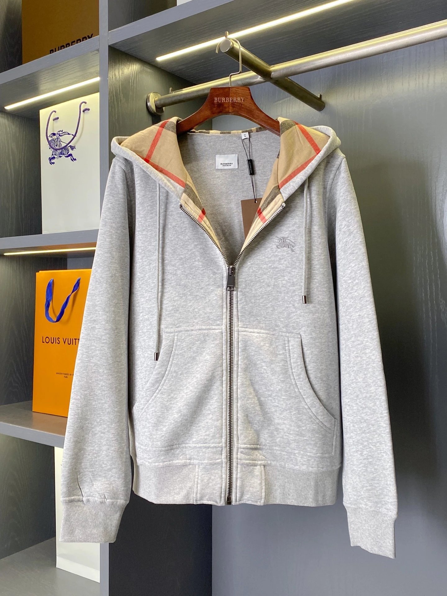 Burberry Zip-up Hoodie