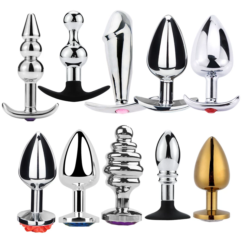 Women's Metal Anal Plug Tail for Wearing Outside, Anal Sex Toy for Anal Expansion, Sm Sex Toy