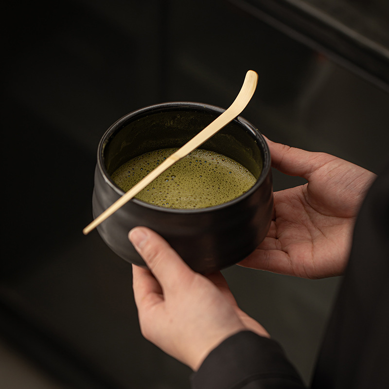 Japanese-Style Vintage Ceramic Matcha Bowl Bamboo Tea Whisk Set Tea Accessories Tea Tools Tea Ceremony Tools