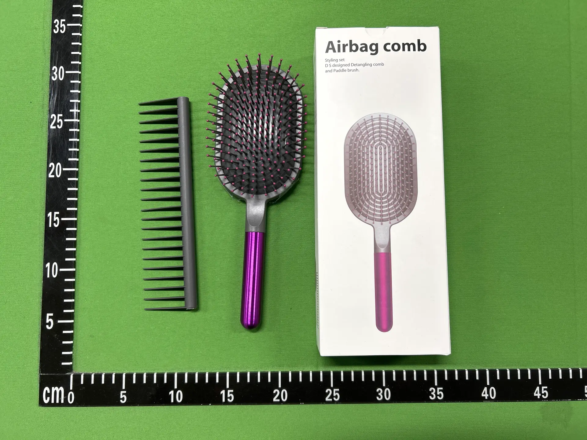 Airbag comb styling set
