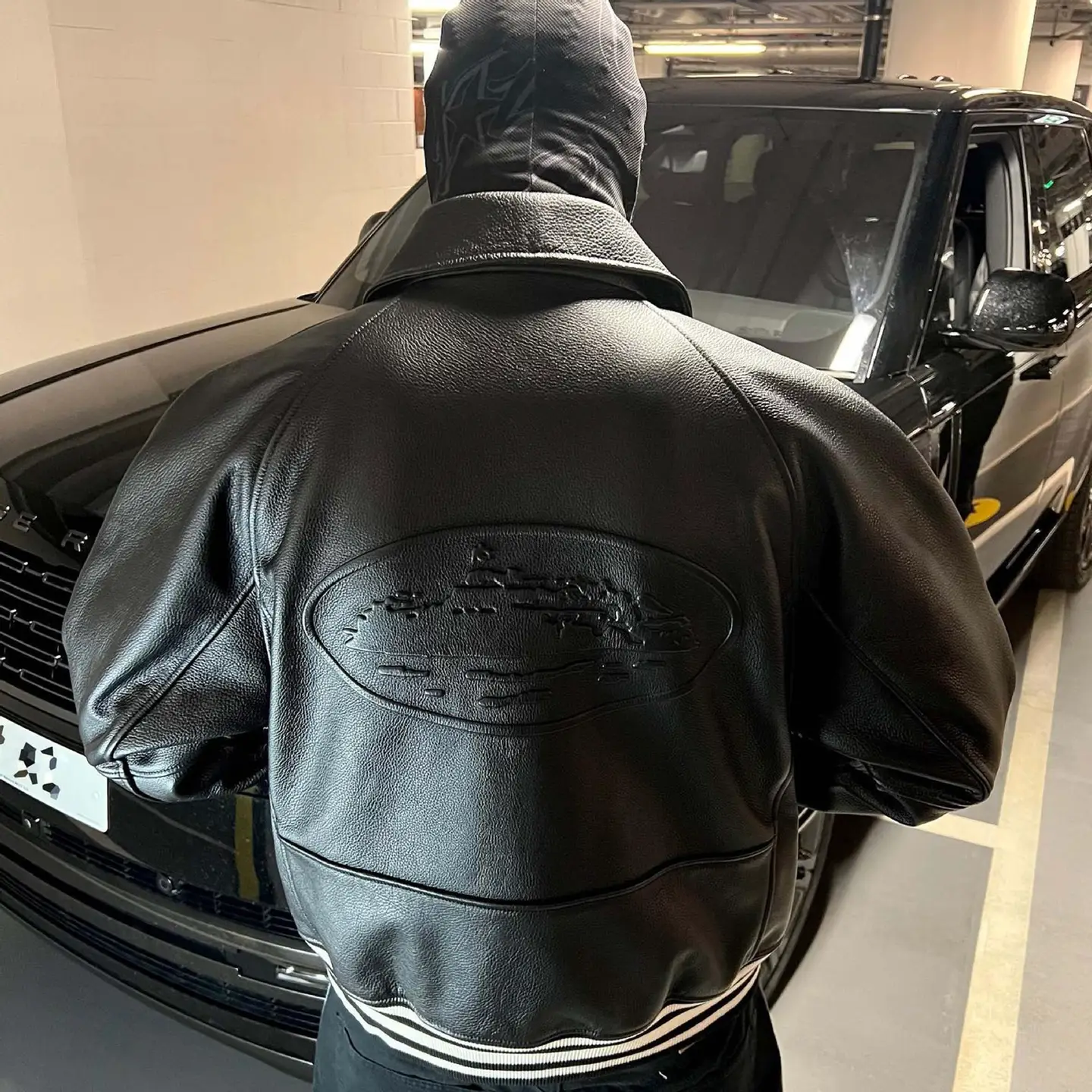 Corteiz American Retro Pu Leather Jacket Cotton Jacket Trendy Winter Ma1 Flight Motorcycle Jacket Cotton Jacket Alcatraz