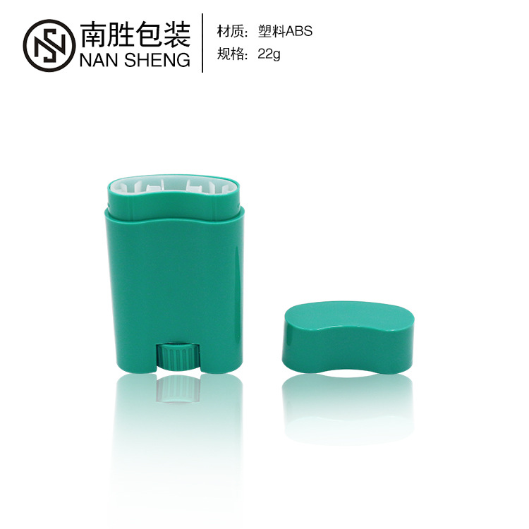 Manufacturers customized new paste sunscreen stick green sunscreen bottle rotary switch design cosmetic packaging material empty tube