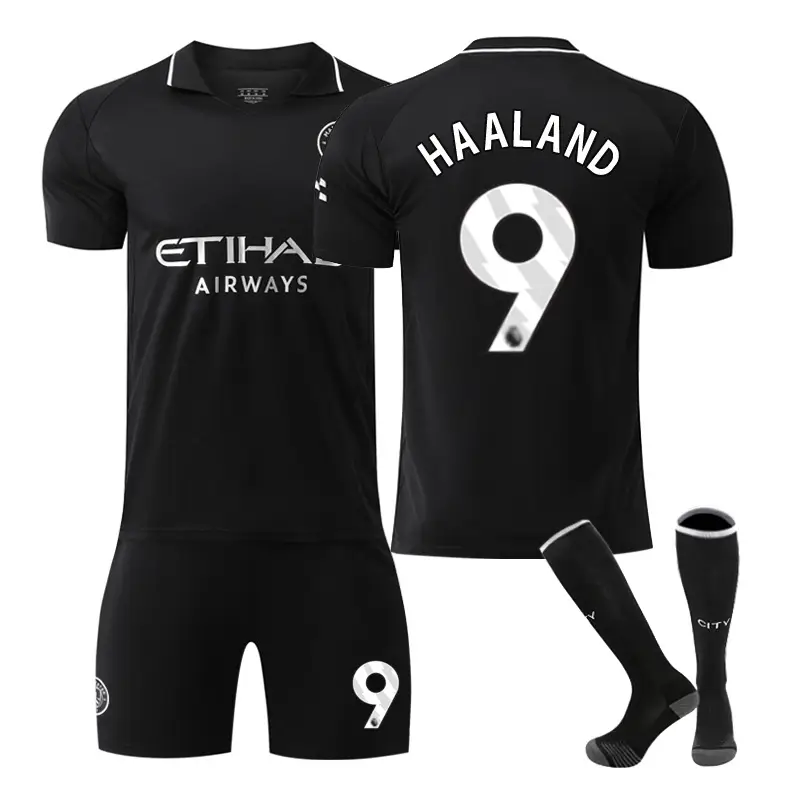 2526m C Away No. 9 Hld Jersey 10 Grealish 47 Foden Children's Sports Football Uniform Set