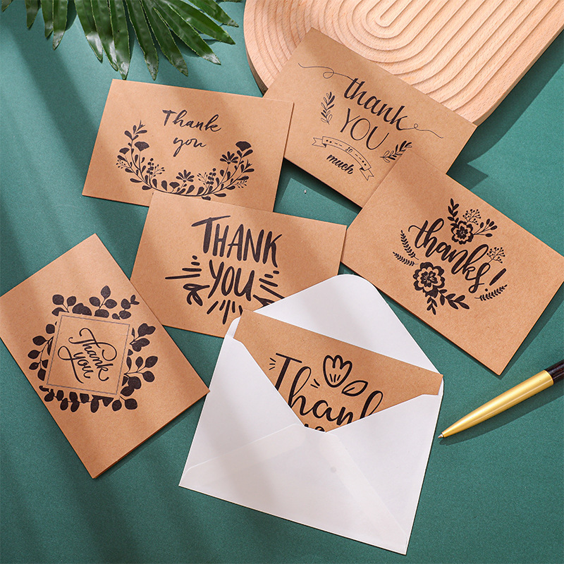 Cross-border Amazon gift greeting card with envelope thank you card holiday wishes message birthday card