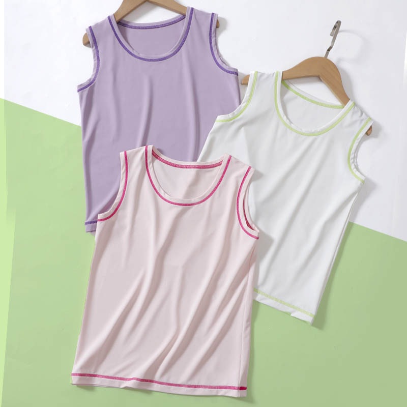 Boys' Quick-Dry Vest for Older Children, Plus-Size Children's Sports Sleeveless T-Shirt, Loose Fit, Extra Large Size Children's Vest, New