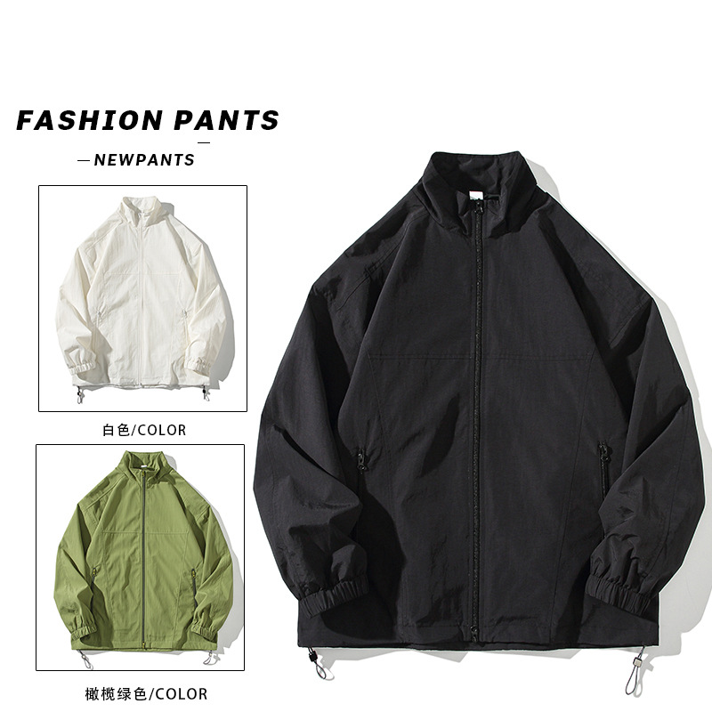 Mountain Outdoor functional stand collar loose jacket men's jacket spring and autumn thin workwear couple clothes wholesale