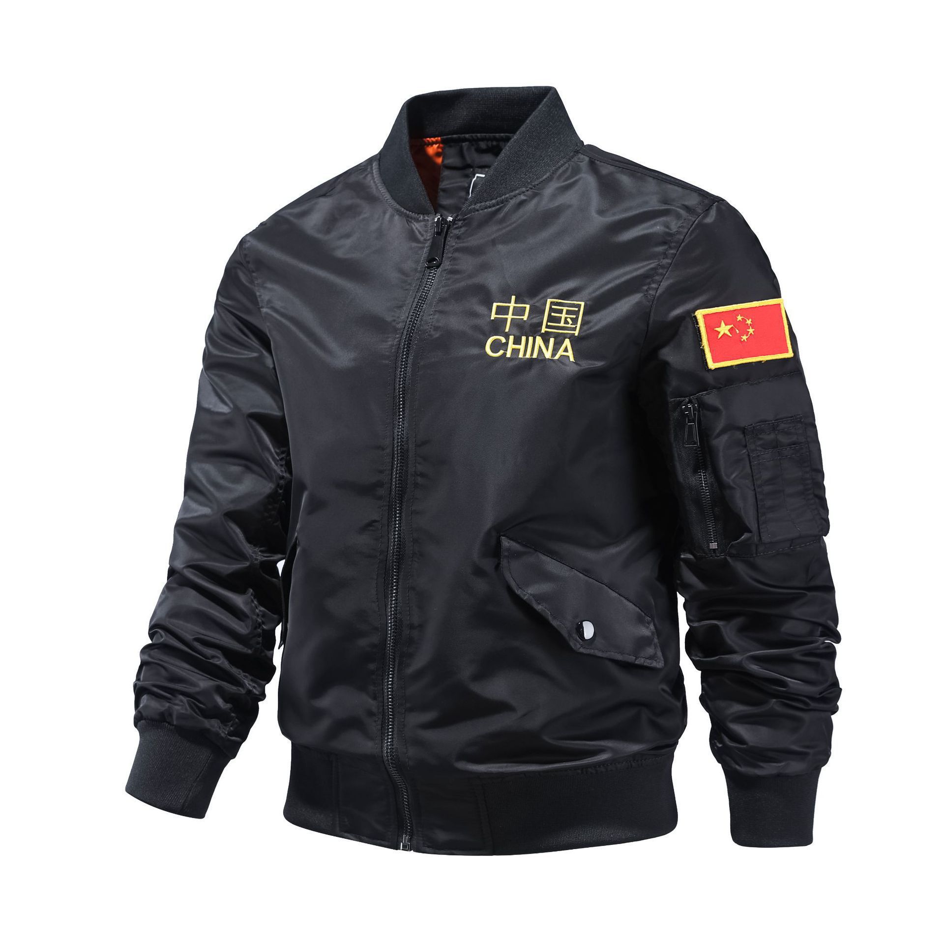 2220 Chinese embroidery jacket live supply national fashion jacket Air Force ma1 pilot jacket men's flight jacket
