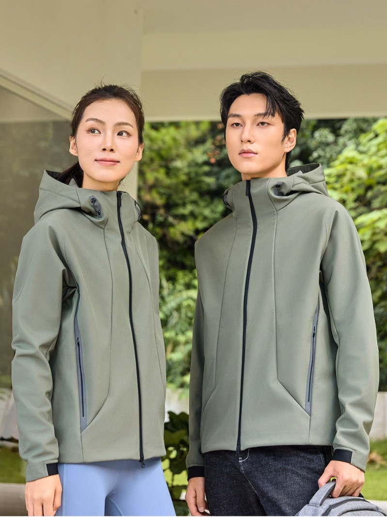 Dijia Affordable Softshell Jacket with Fleece, New Model for Men and Women, Autumn and Winter Windproof and Waterproof Outdoor Casual Hooded Jacket