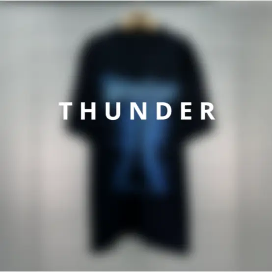 Blue Crack Print Round Neck T-Shirt