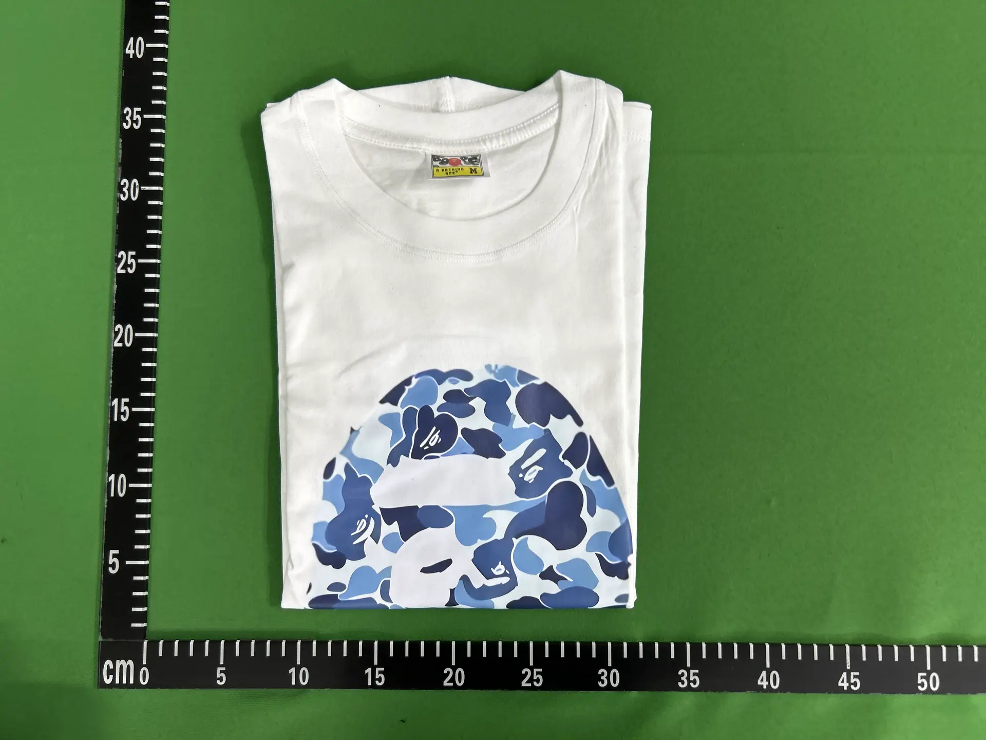 A BATHING APE® Camo Shark T-Shirt White