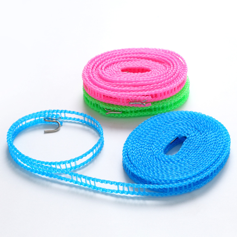 Clothes line indoor and outdoor non-perforated cold clothes line non-slip windproof clothes line rope drying quilt clothes line