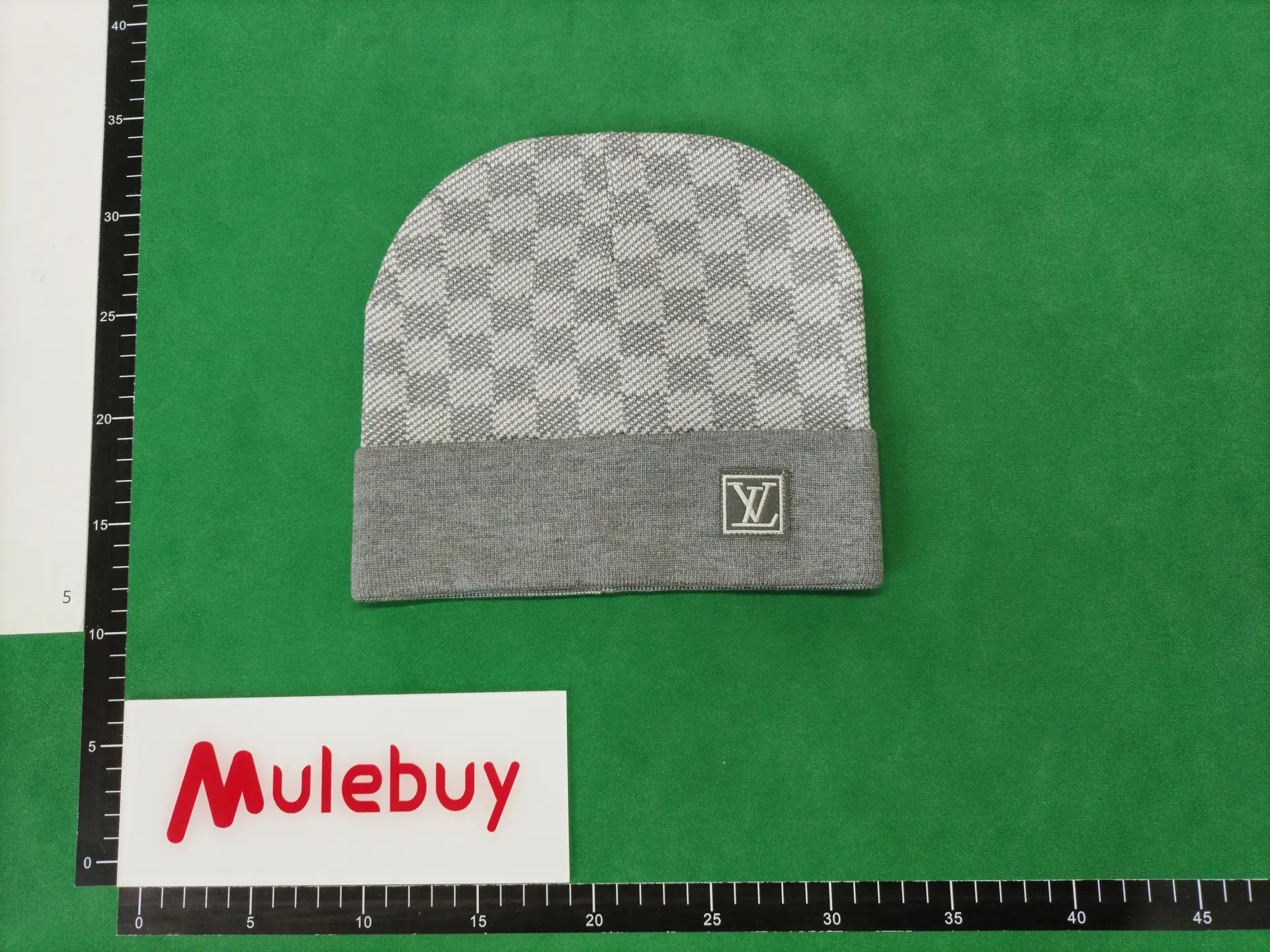 Louis Vuitton Monogram Beanie Grey