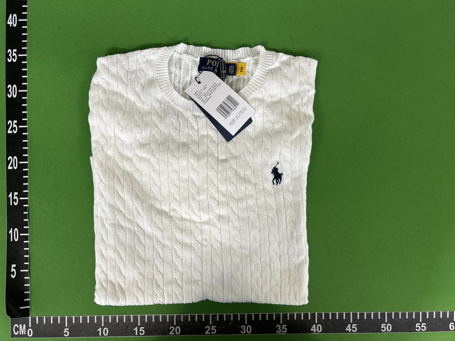 Polo Ralph Lauren Cable Knit Sweater White